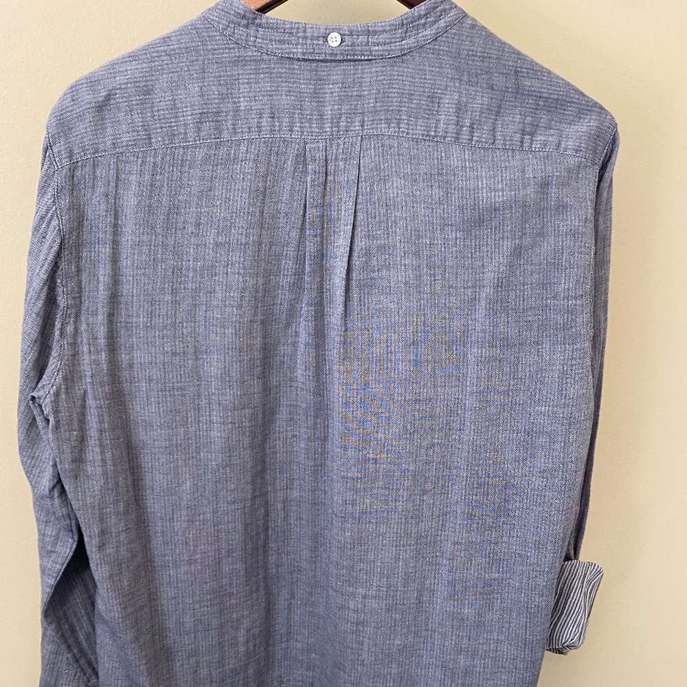 Steven Alan Men's 2 Layer Cotton Crew Neck Shirt Small - Picture 3 of 6
